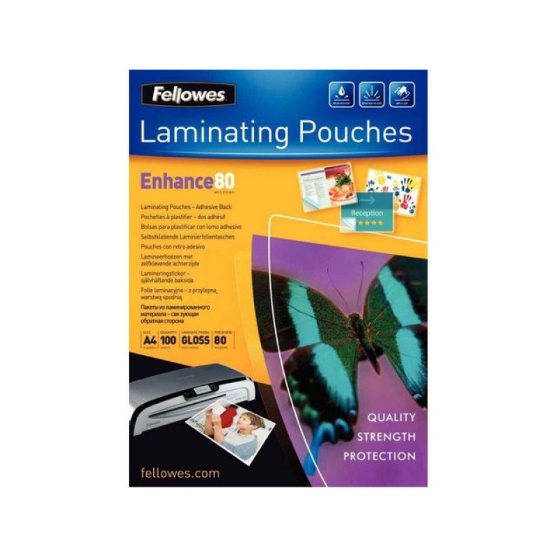 Lamineerhoes Fellowes Zelfkl. A3 80Mic