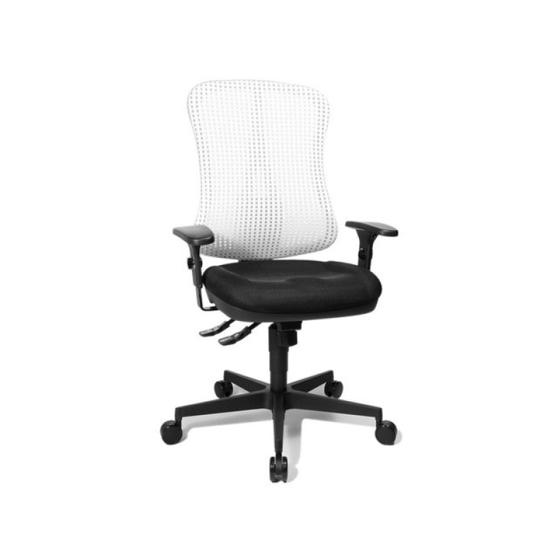 Bureaustoel headpoint sy zwart/wit