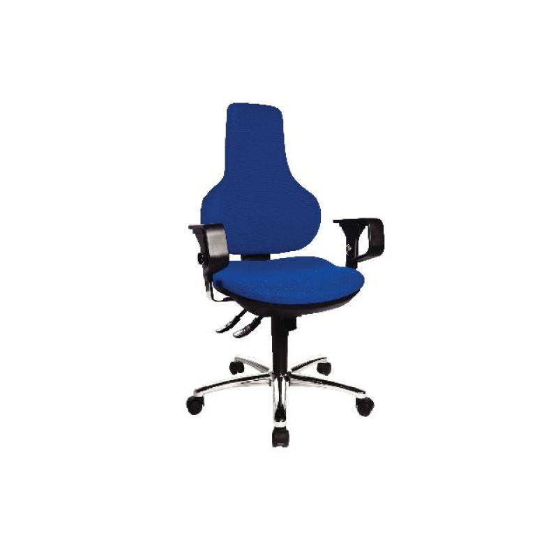 Bureaustoel ergo point deluxe blauw