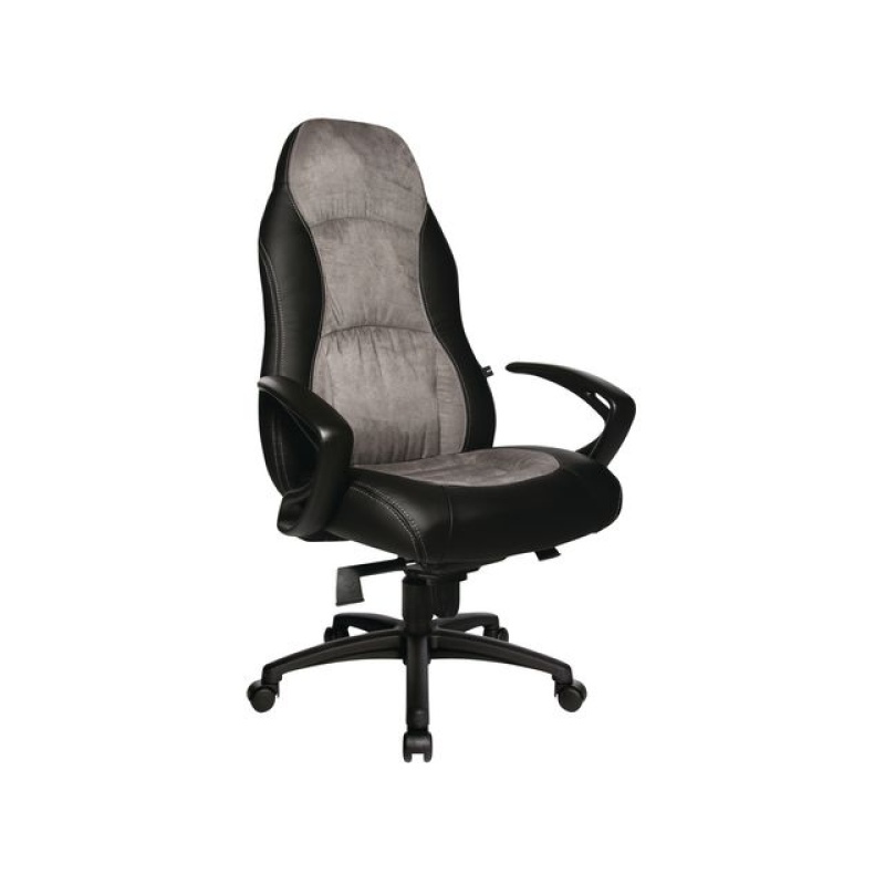 Bureaustoel speed zwart/grijs