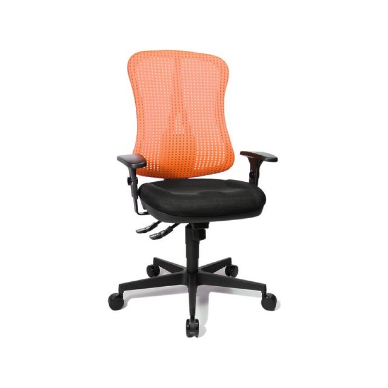 Bureaustoel headpoint sy zwart/rood