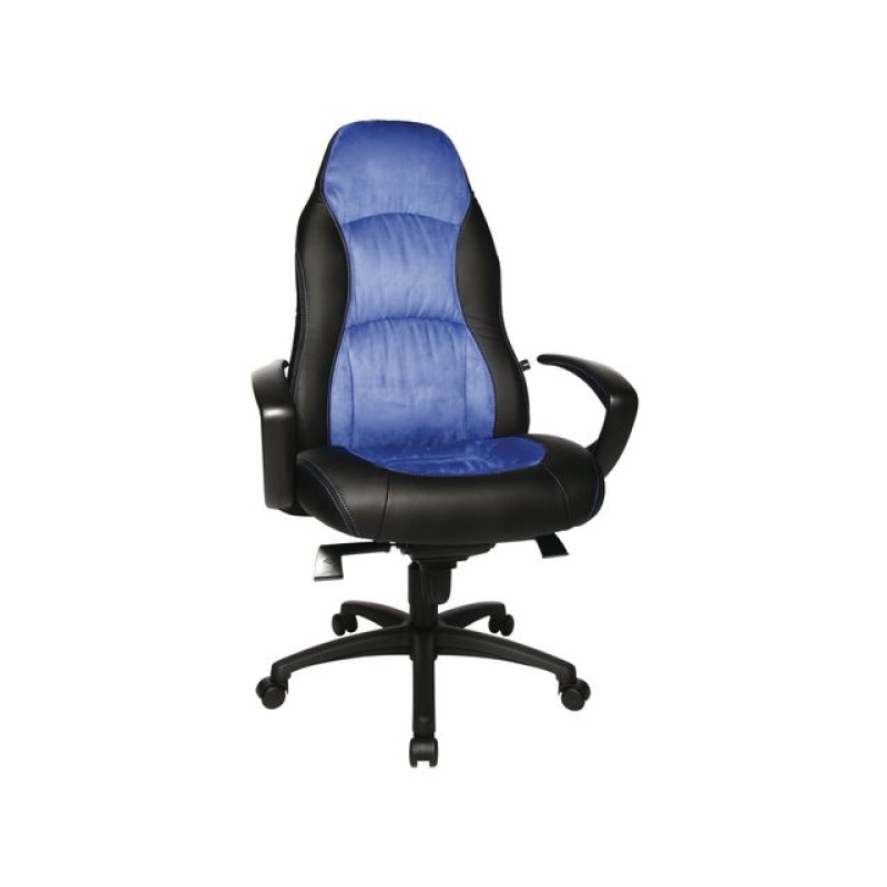 Bureaustoel speed zwart/blauw