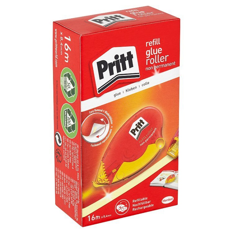 Lijmroller Pritt non-perm navulb. 8,4 mm
