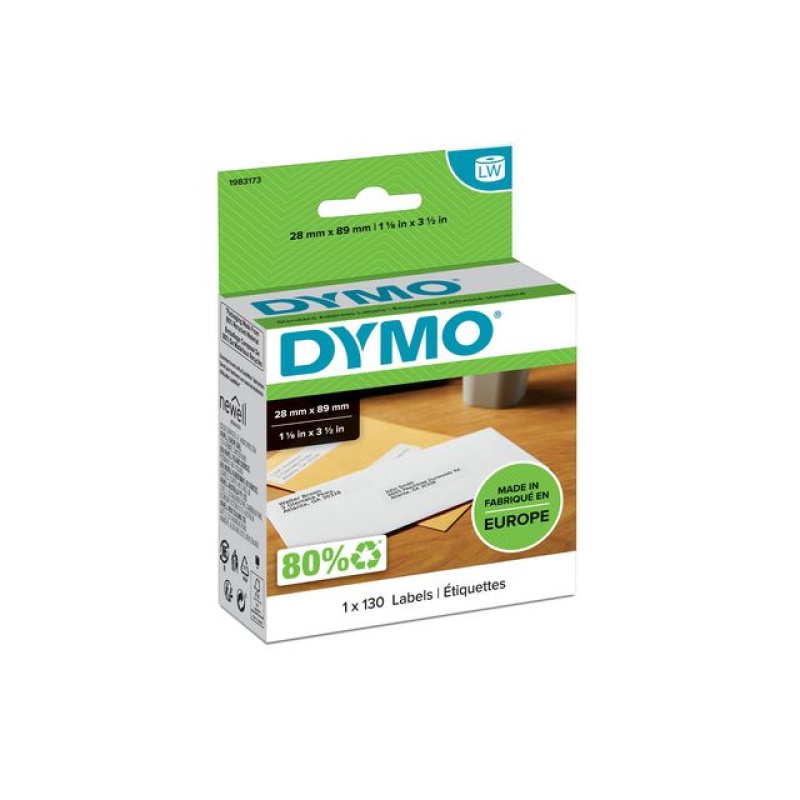Label Dymo Durable 28x89mm 1x130