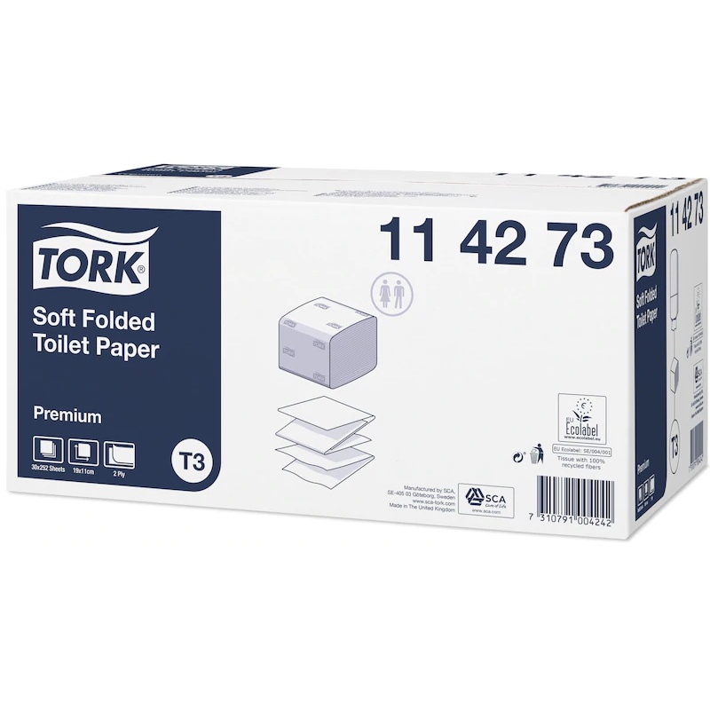 Toiletpapier Tork T3 2lg prem/ds30x252