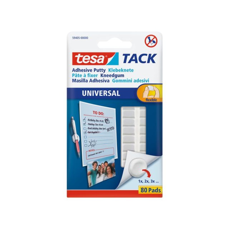 Kneedgum Tack wit /pk80