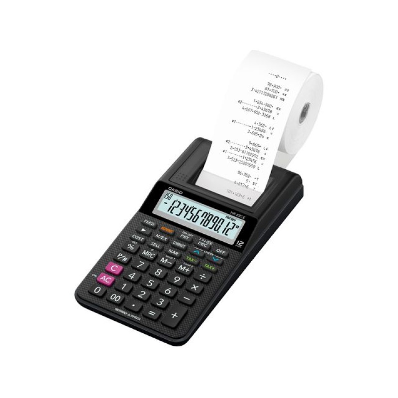 Printing Calculator CASIO HR-8RCE Zwart