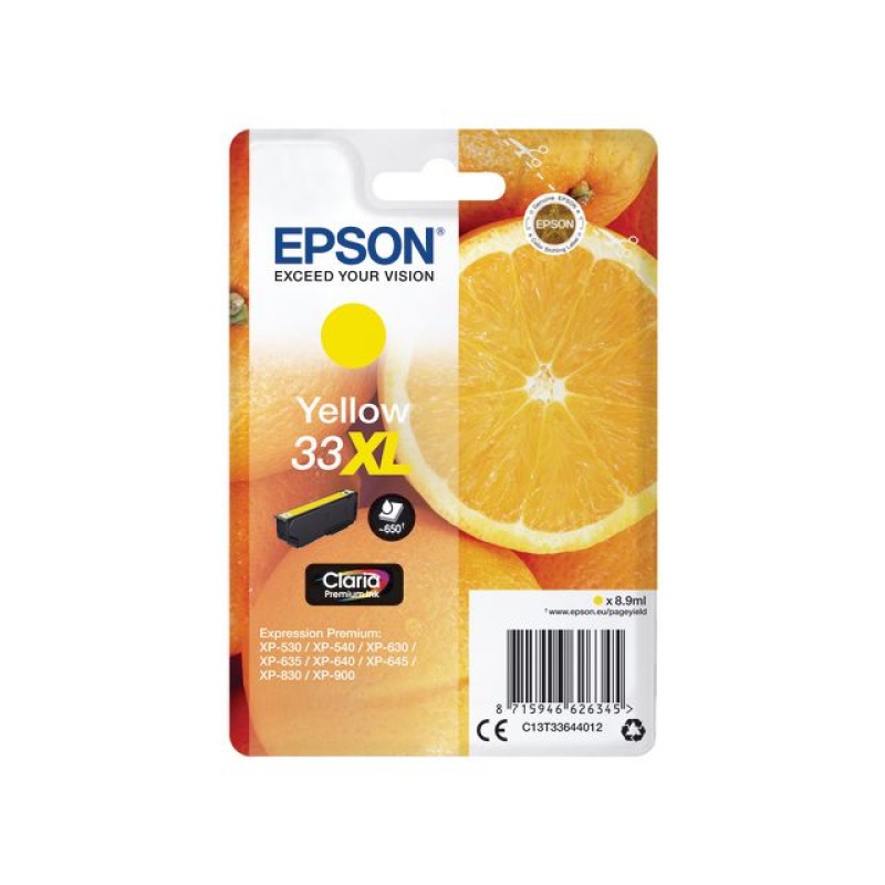 Inkjet Epson T33644012 Geel(33XL)
