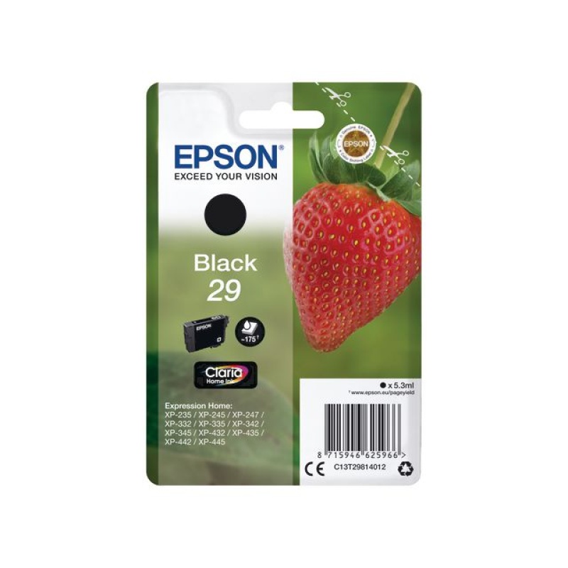 Inkjet Epson T29814012 Zwart(29)