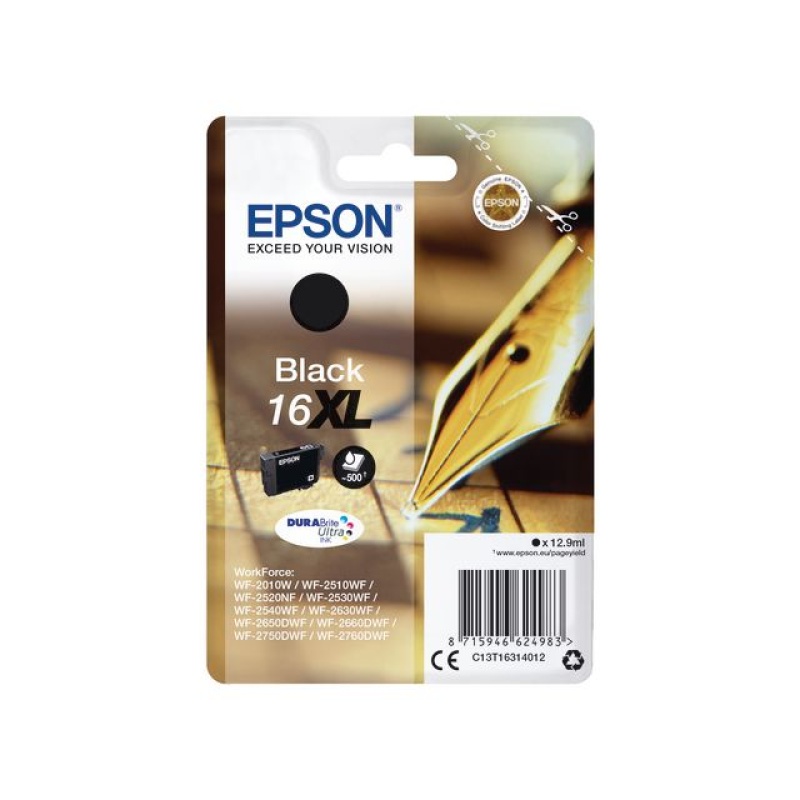 Inkjet Epson T16314012 Zwart(16XL)