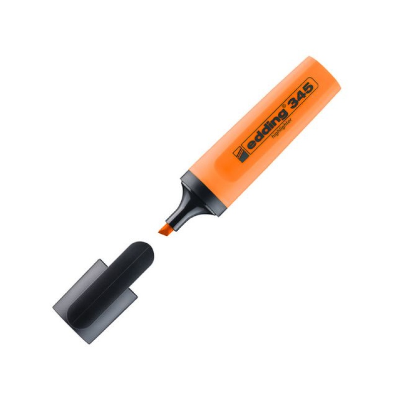 Tekstmarker edding 345 oranje ds/10