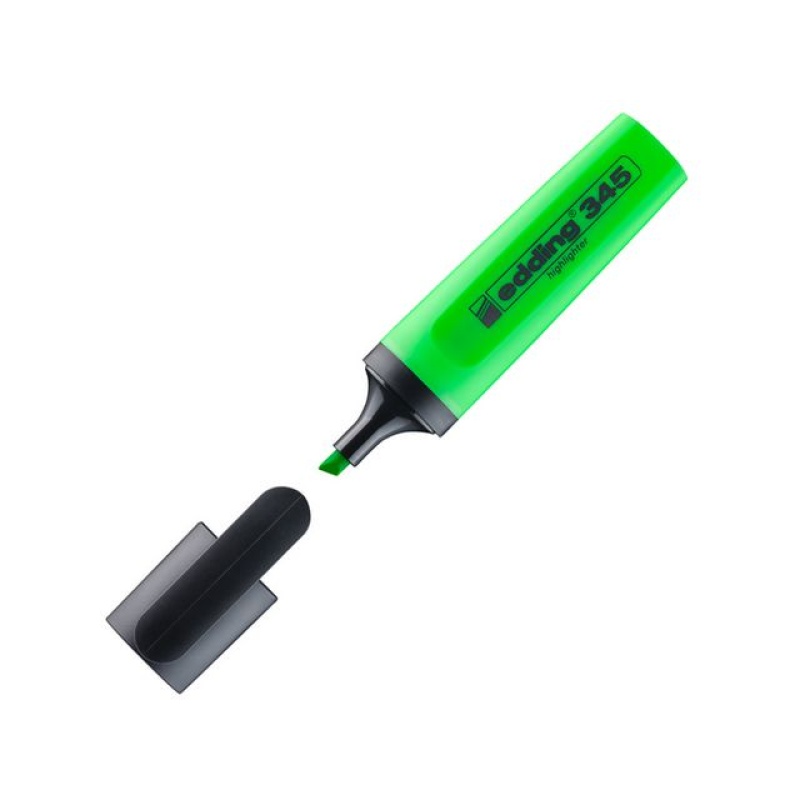 Tekstmarker edding 345 lichtgroen ds/10