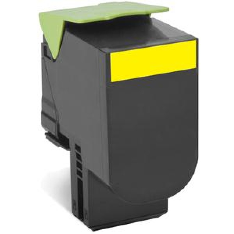Toner Lexmark 80C2HY 3K geel