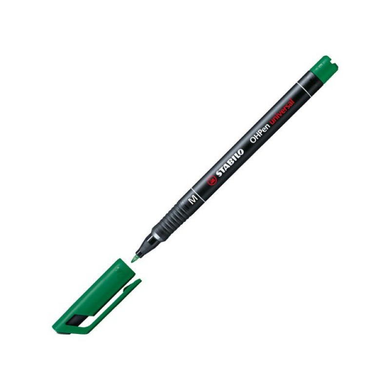 Marker OHP Stabilo 843 groen/pk10