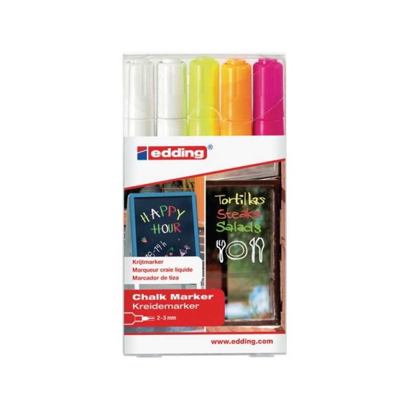 Krijtmarker edding 4095 2-3mm ass/ds 5