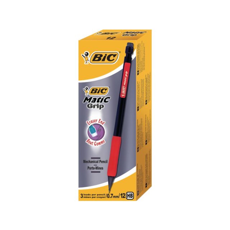 Vulpotlood BIC Matic Grip 0,7mm HB/pk12