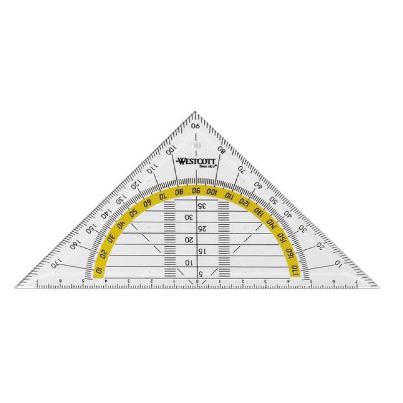 Geodriehoek Westcott 14cm BTS