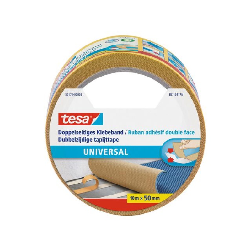 Tapijttape universeel 2-zijdig 50mmx10m