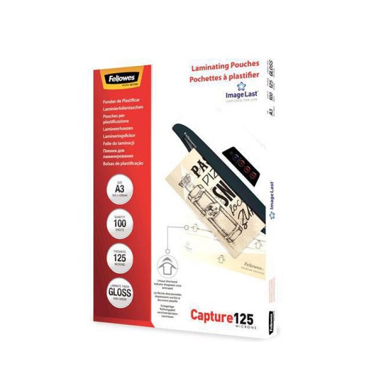 Lamineerhoes Fellowes A3 125Mic/pk100