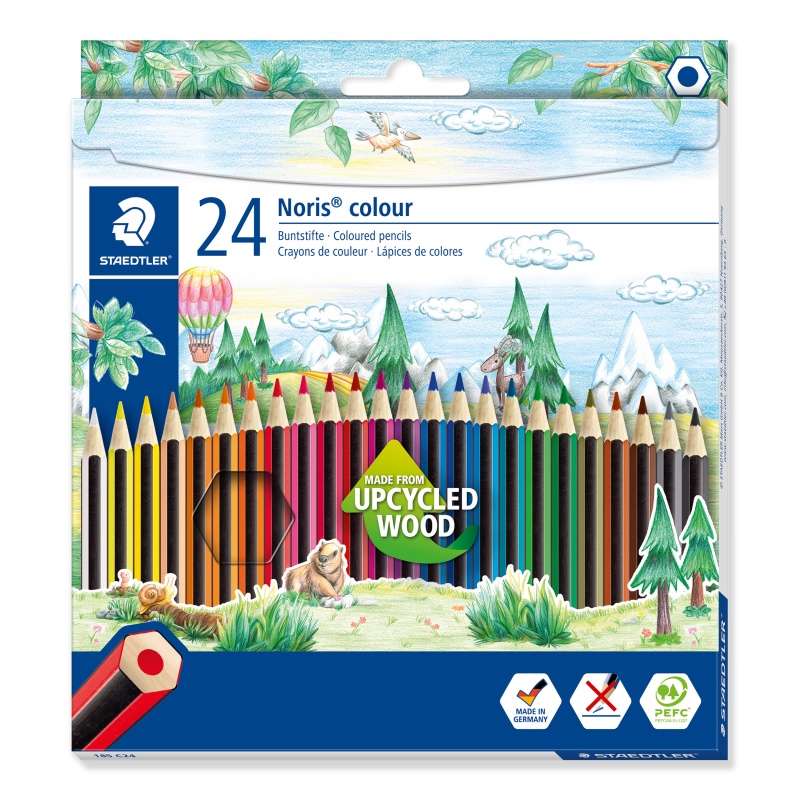 Kleurpotlood Staedtler Noris ass/pk24