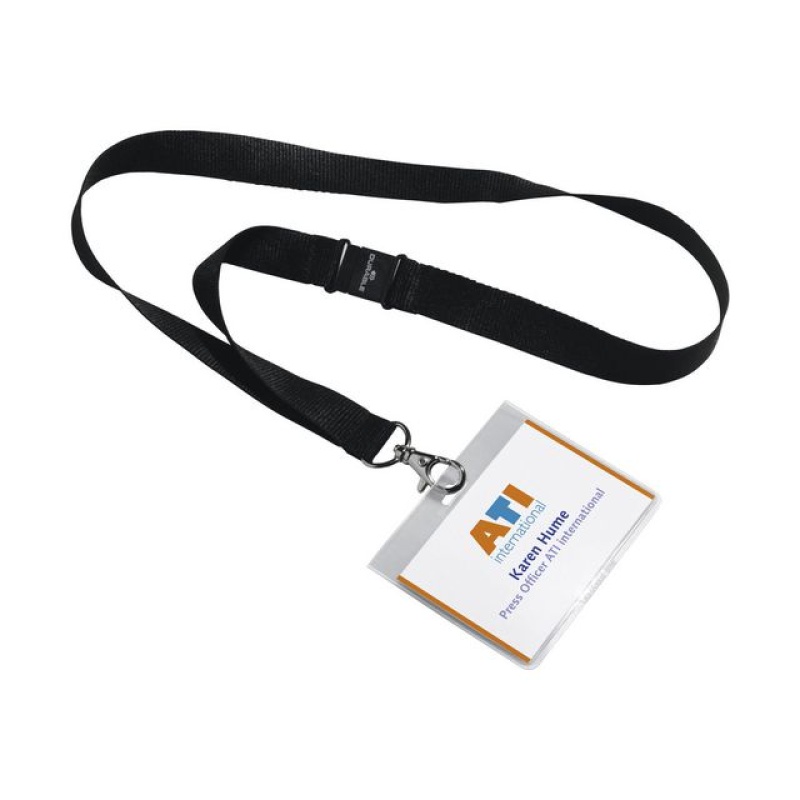 Badgehouder Durable 60x90mm +keycord/pk5