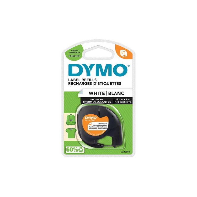 Opstrijktape LetraTag 18769 12mm wit