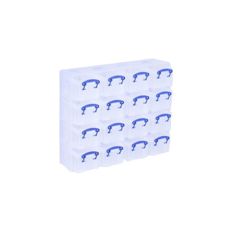 Opbergbox RUBkast 0,14L transparant/pk16