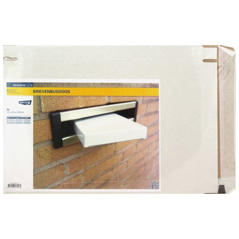 Brievenbusds RH 250x28x350/pk5