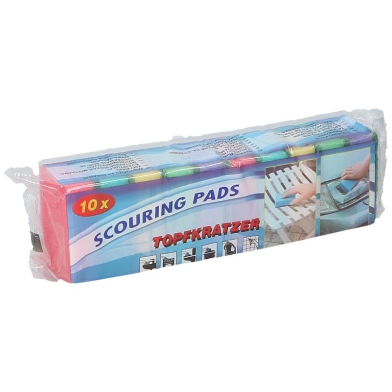 Schuurspons budget assorti/pak 10