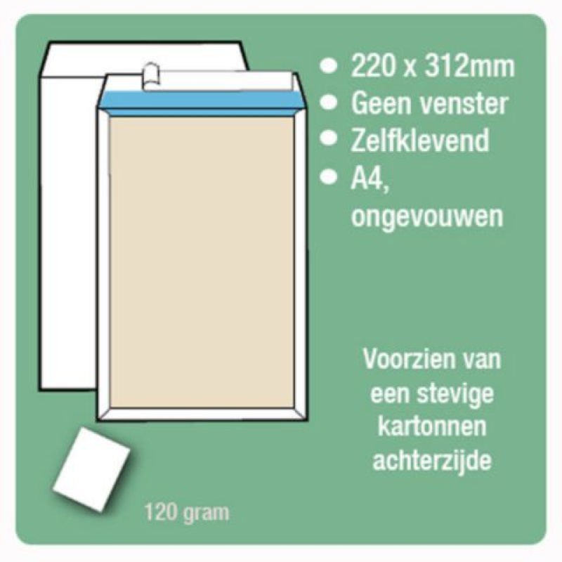 ENV. 220X312-EA4 ZK BORDRUG 120G /pk25