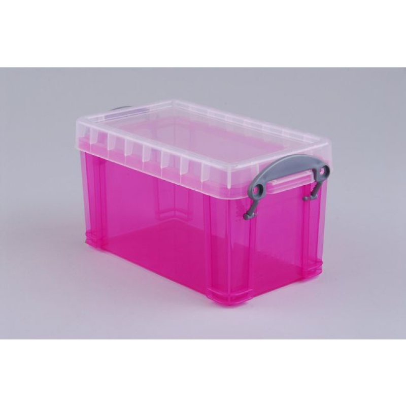 Opbergbox RUB 2,1L transparant roze