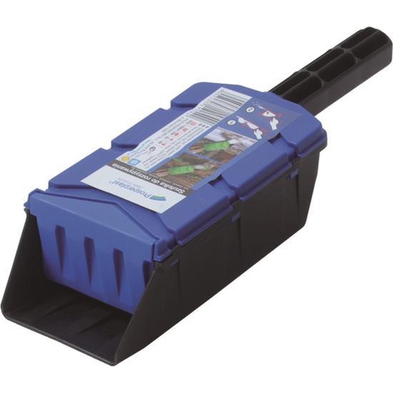 Handstrooier Sharkie grijs/blauw