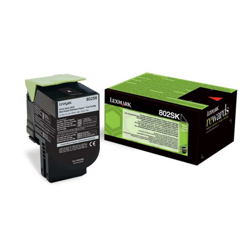 Toner Lexmark 80C2SK0 2.5K zwart