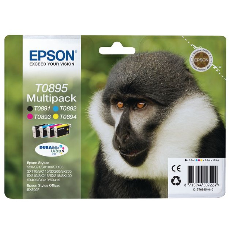 Inkjet Epson T08954010/pk4