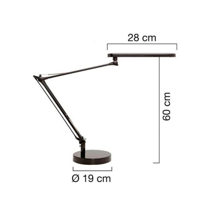 Bureaulamp Unilux led Mambo grijs