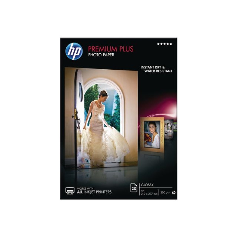 Papier A4 HP premium+ gloss CR672A/pk20v