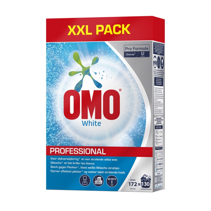 Wasmiddel Omo prof White/ds 8,4 kg
