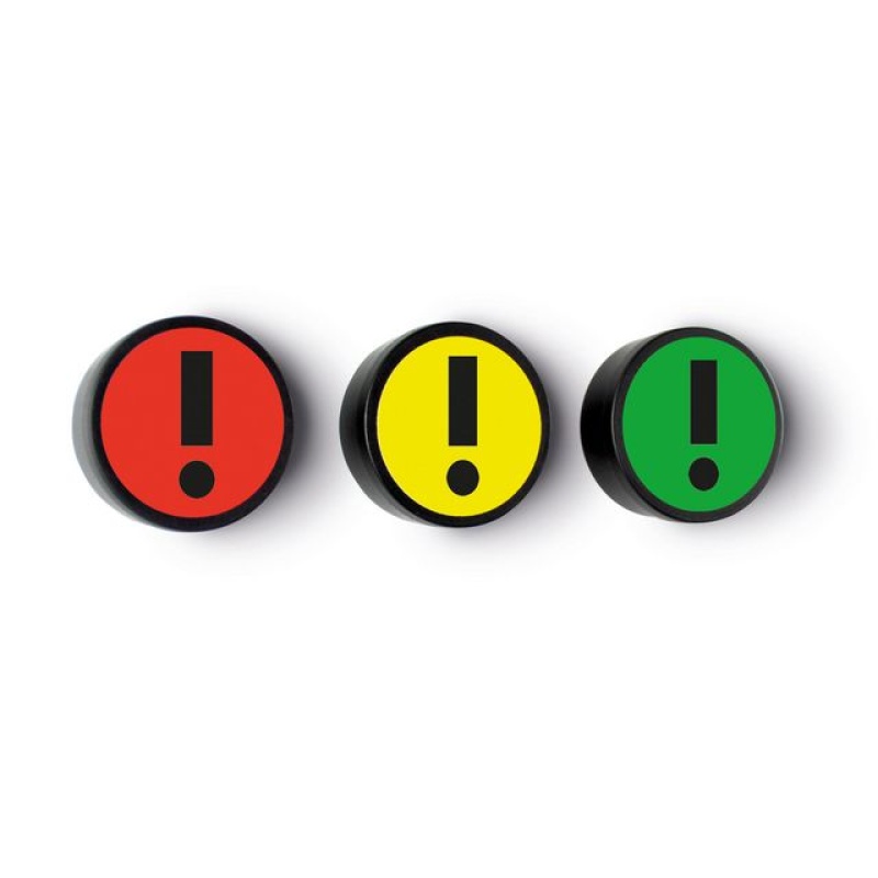 Symbool magnetisch Attention 35mm gl/pk5
