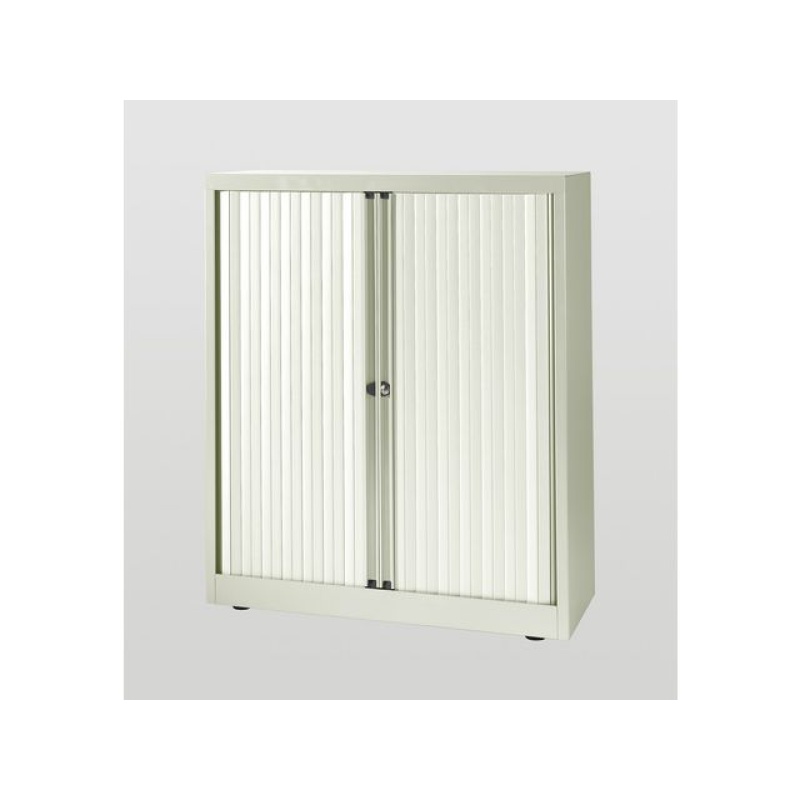 Roldeurkast incl. 2 legborden h118 wit