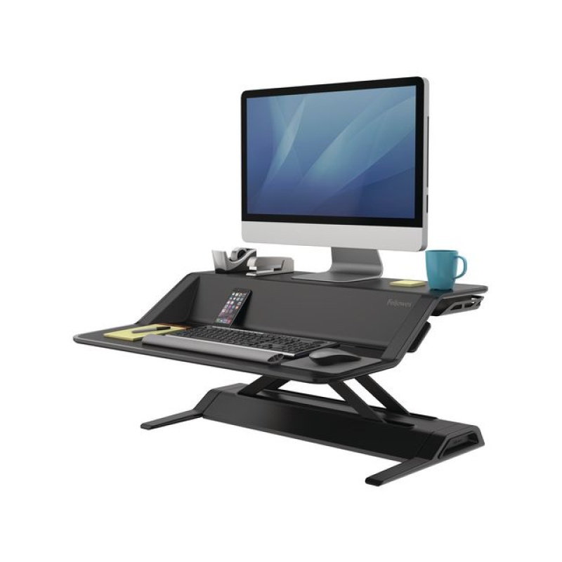 Werkstation Lotus zit-sta zwart