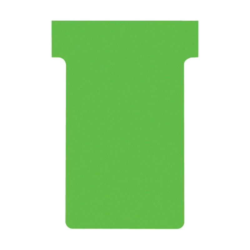 T-plankaart nobo breedte 2 groen/pk100