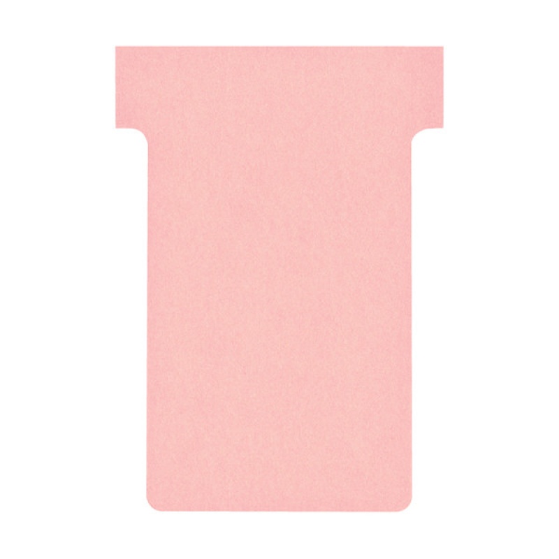 T-plankaart nobo breedte 2 roze/pak100