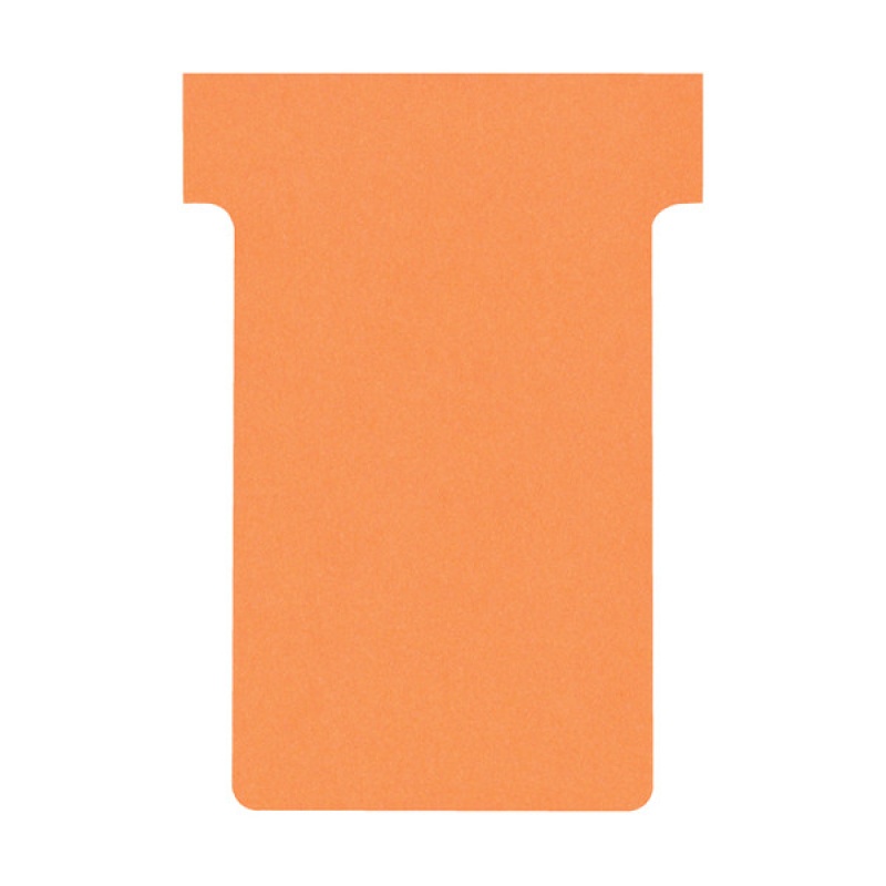 T-plankaart nobo breedte 2 oranje/p100