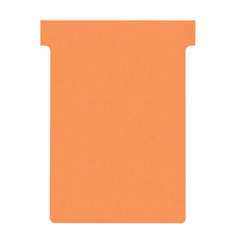 T-plankaart nobo breedte 3 oranje/p100