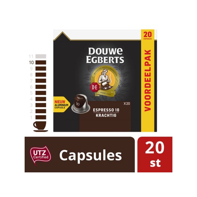 Koffie capsules DE espresso 10/pk20