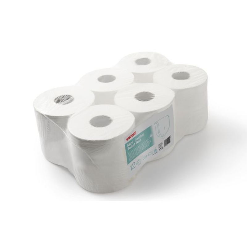 Toilet papier SPLS 160m 2lgs wit /pk12