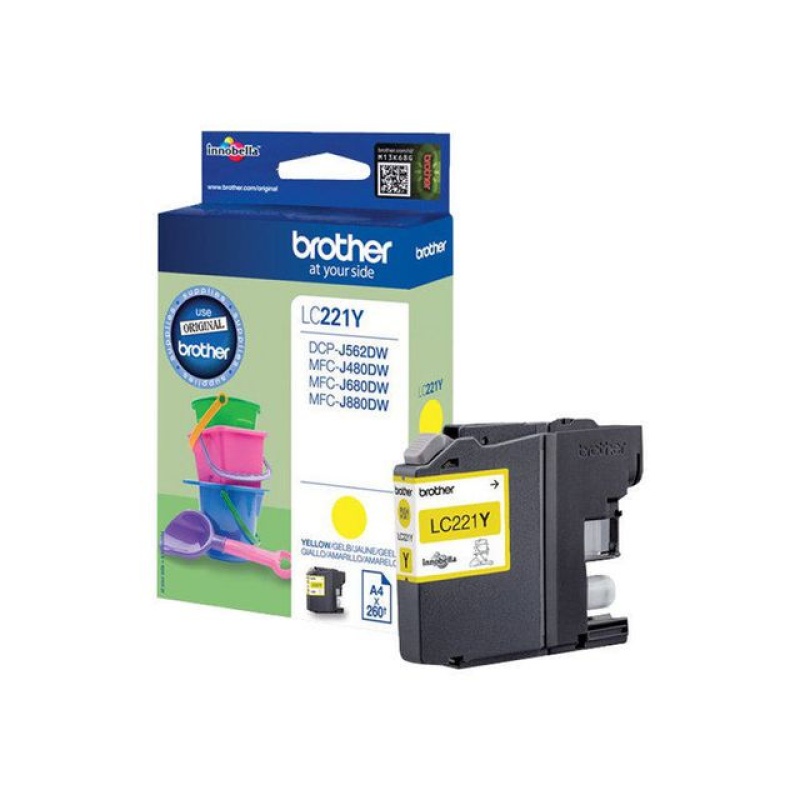 Inkjet Brother Lc221 geel