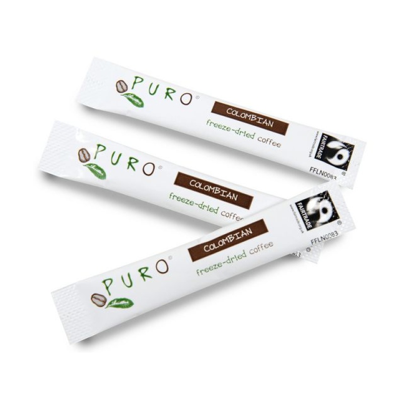 Oploskoffie Puro fairtrade sticks/ds250