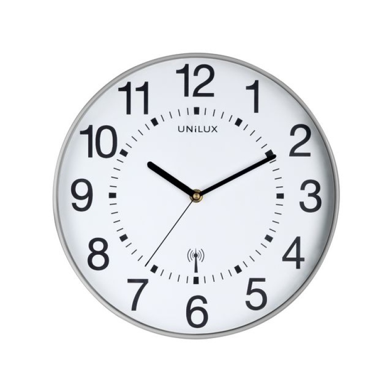Klok Unilux Maxi Wave 40cm grijs