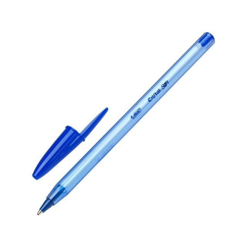 Balpen BiC Cristal Soft 1,2mm blauw/ds50
